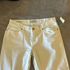 New Lucky brand sienna cigarette style white jean